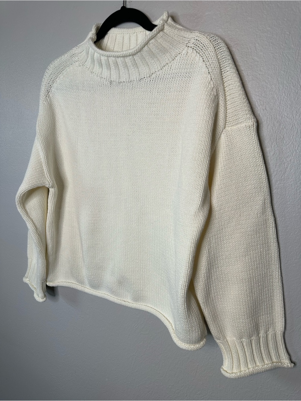 NWT J. Crew 2025 Rollneck Sweater in Ivory - Picture 4 of 10